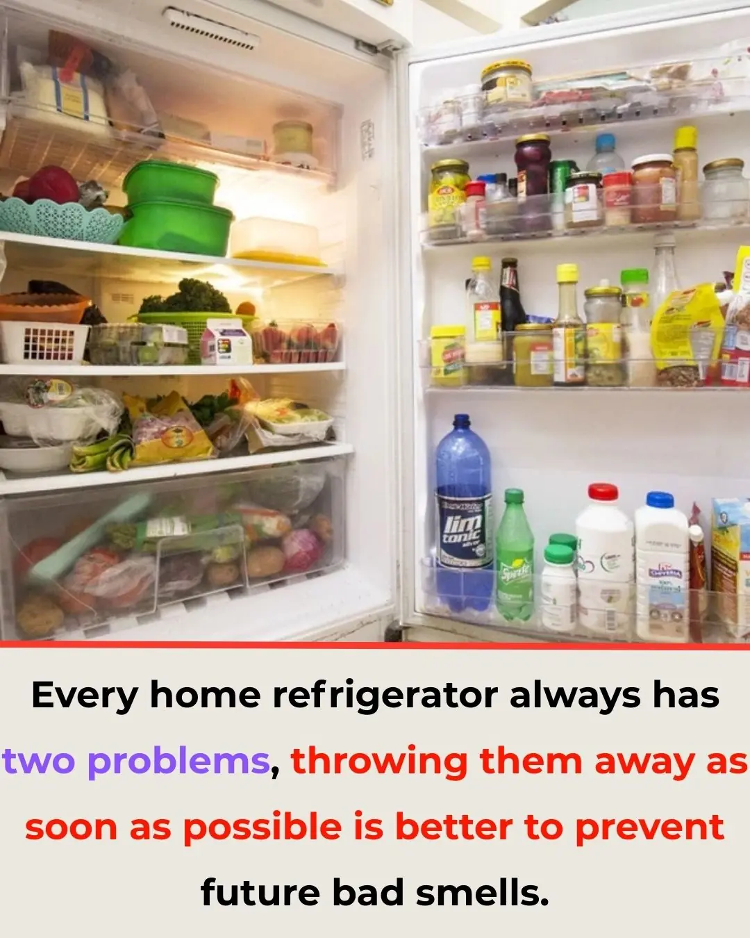 Every Home Refrigerator Always Has Two Problems—Throw Them Away as Soon as Possible to Prevent Future Bad Smells