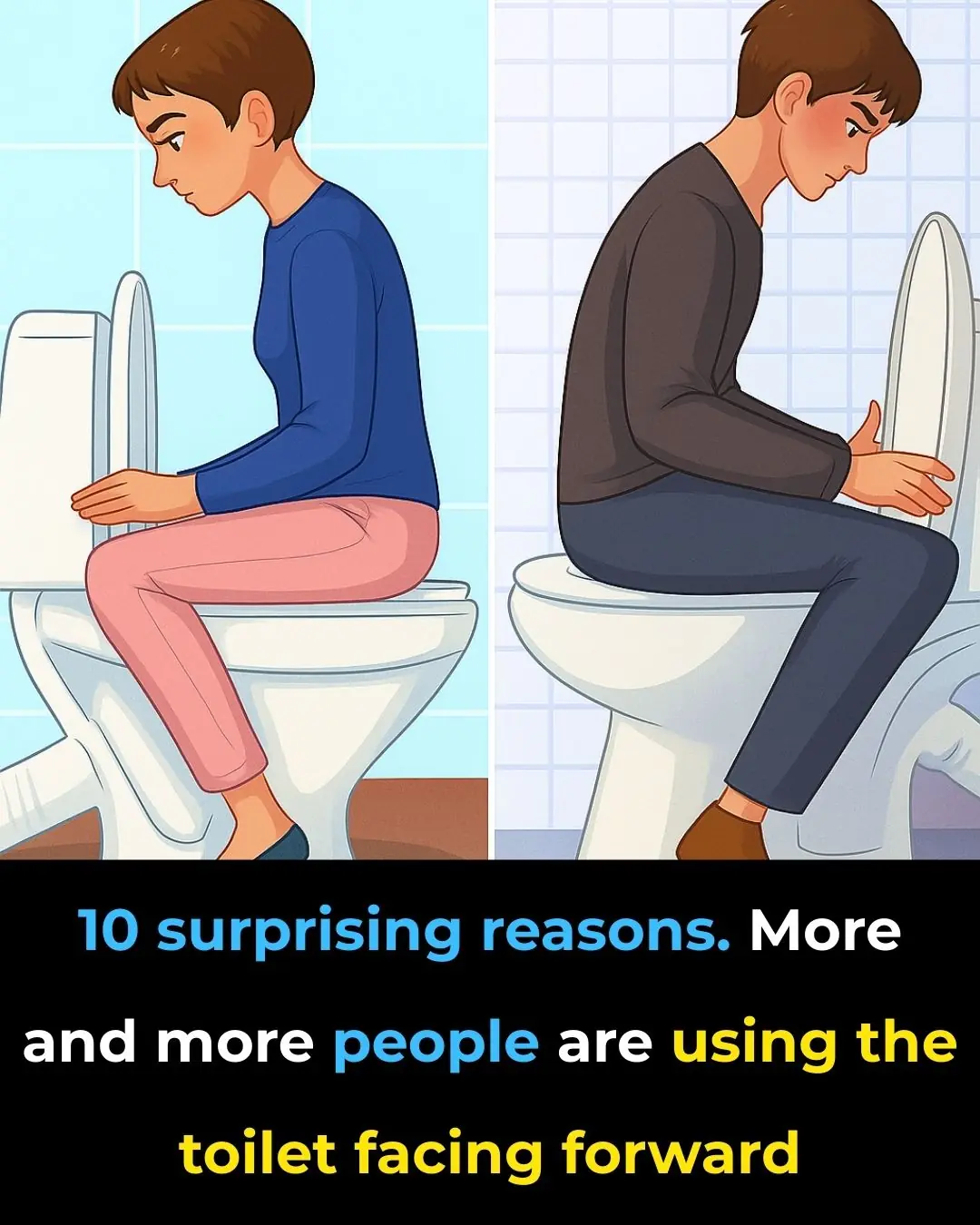 Surprising Benefits of Sitting Facing Forward on the Toilet