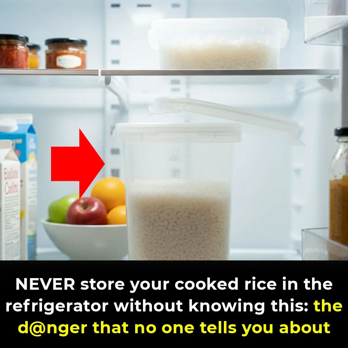 Never store your cooked rice without knowing this
