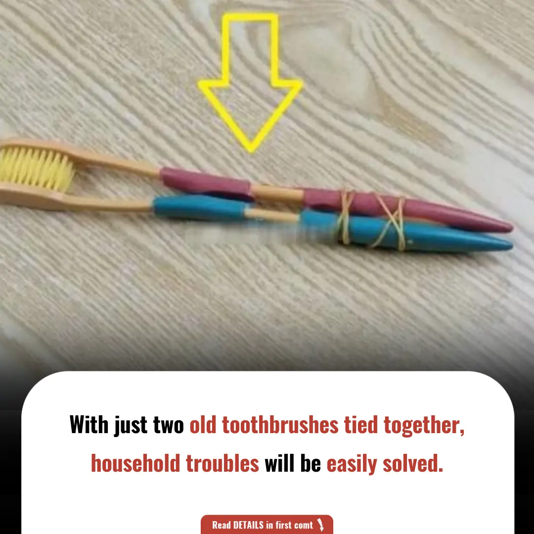 Creative DIY Trick: How Two Old Toothbrushes Can Solve Everyday Household Challenges