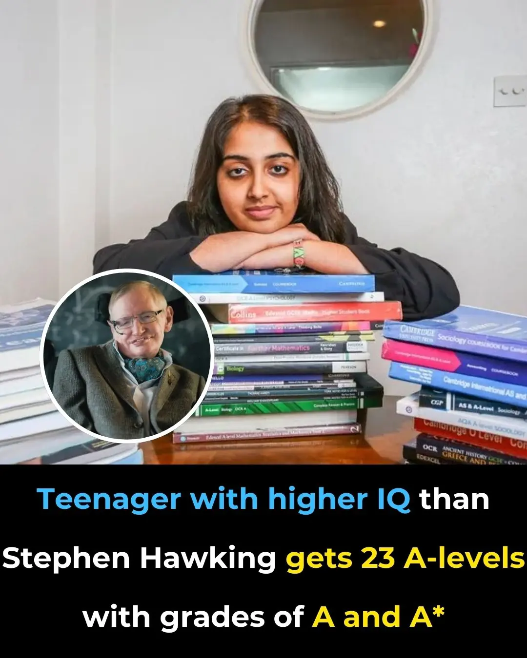 Teenager With Higher IQ Than Stephen Hawking Gets 23 A-Levels With Grades of A and A*