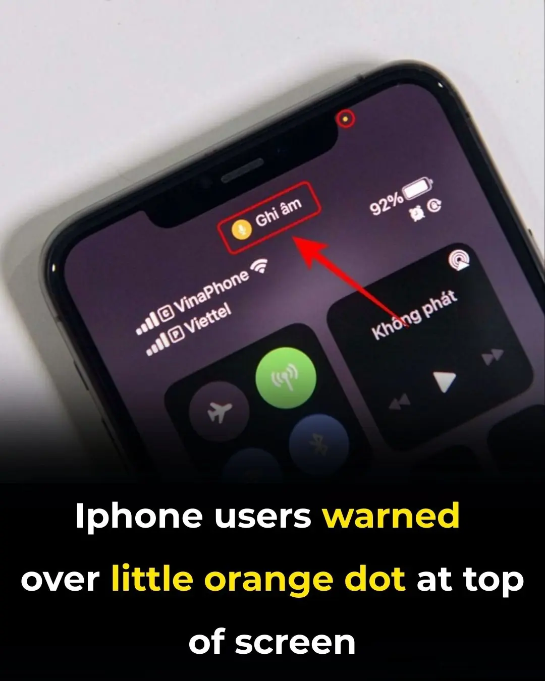 Apple’s iPhone Users Are Justifiably Concerned By The New Meaning Of The Orange Dot On Their Screens