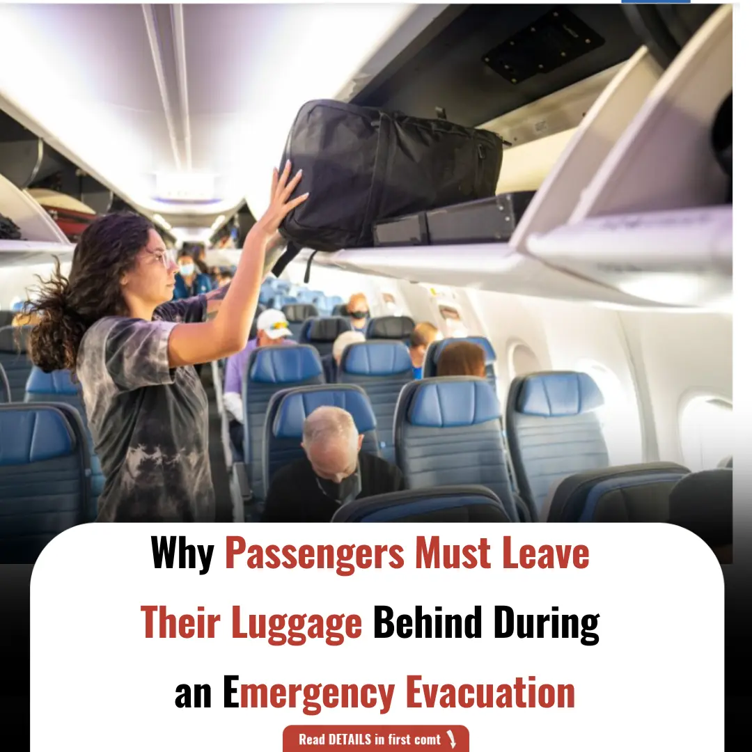 Why Passengers Must Leave Their Luggage Behind During an Emergency Evacuation