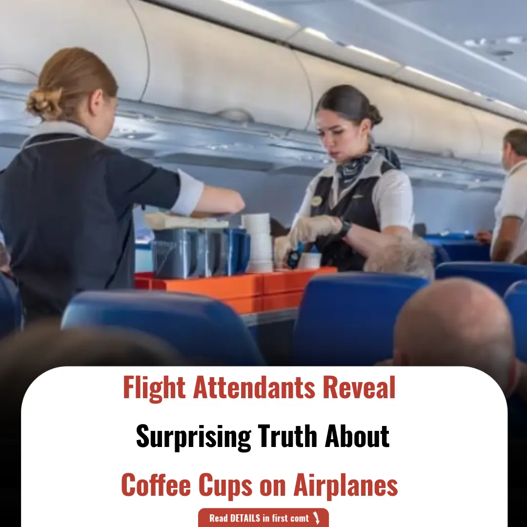 Flight Attendants Reveal Surprising Truth About Coffee Cups on Airplanes