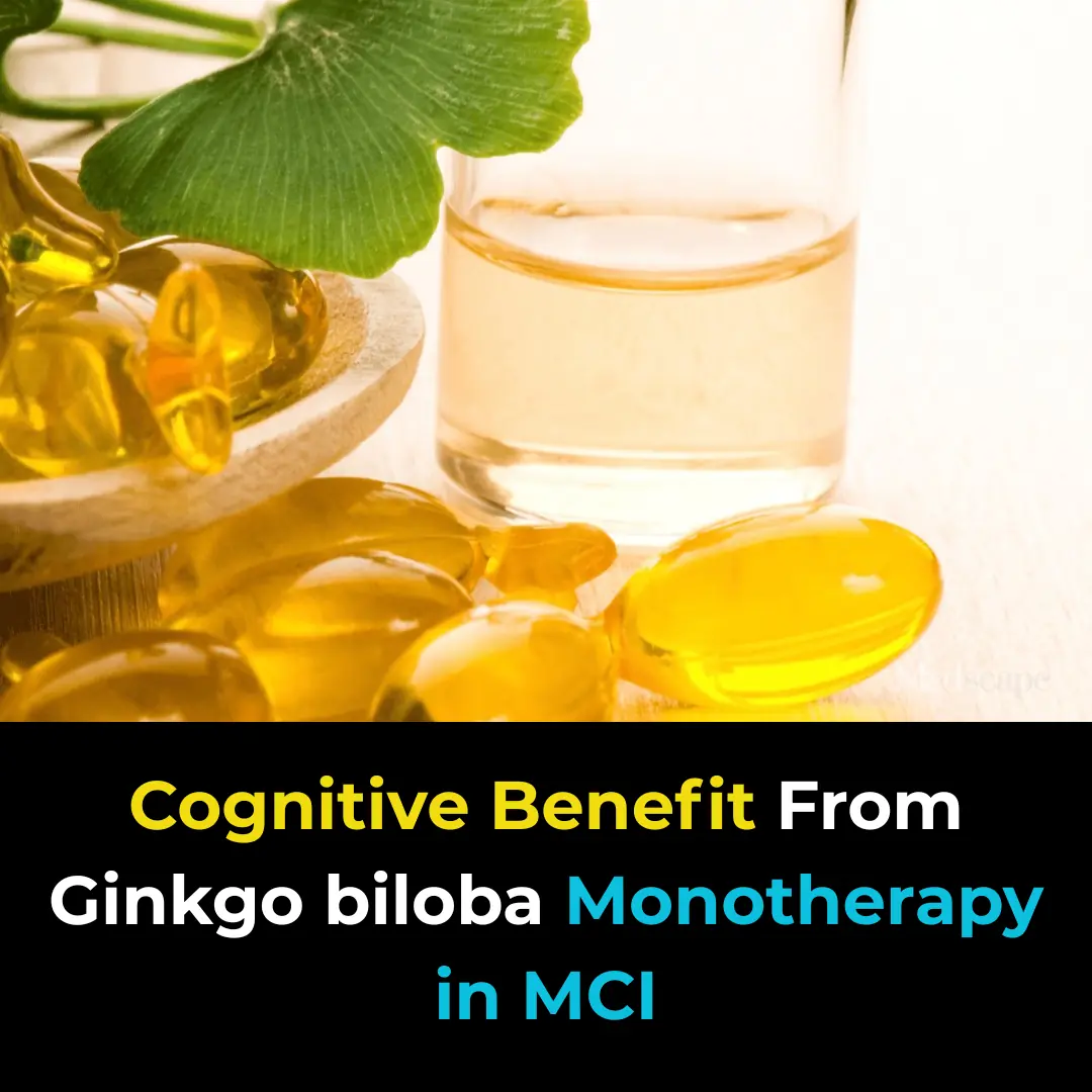 Cognitive Benefit From Ginkgo biloba Monotherapy in MCI
