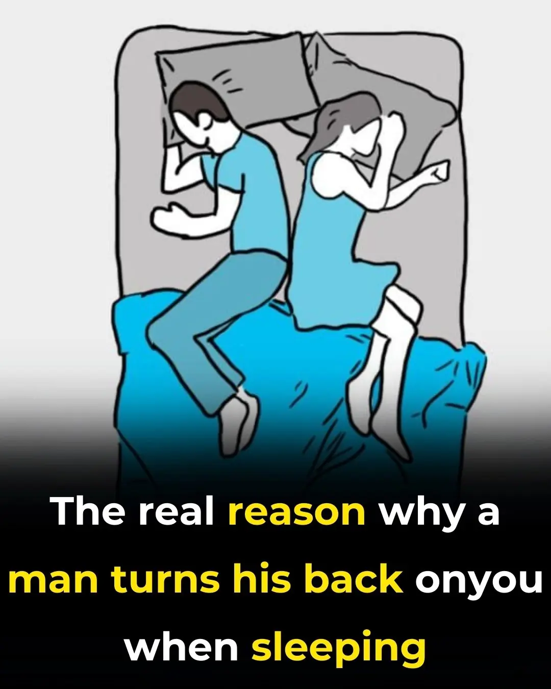 What it says about your relationship when your partner sleeps with their back to you