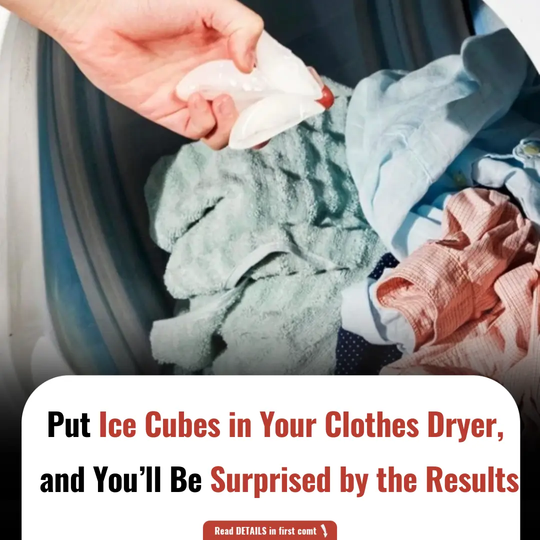 Put Ice Cubes in Your Clothes Dryer, and You’ll Be Surprised by the Results