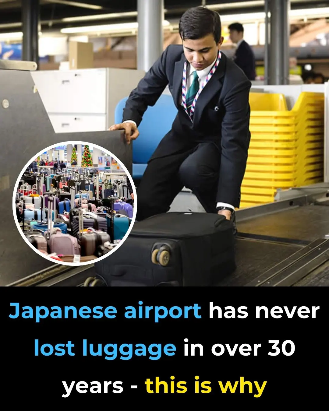 Japanese airport has never lost luggage in over 30 years – This is why