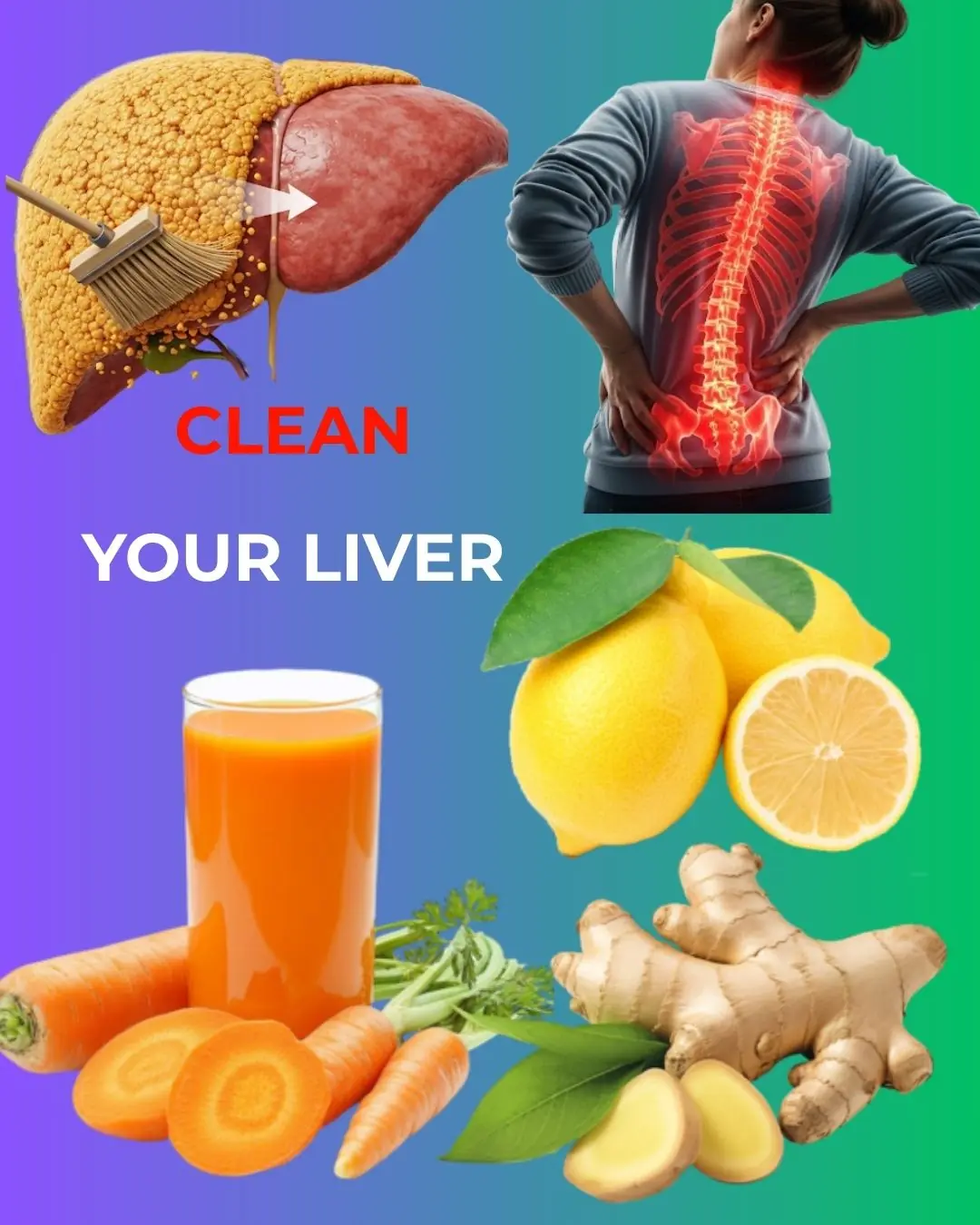 She Couldn’t Walk and Now Runs Like a Teenager! Cleanse Your Intestines and Liver with Ginger, Lemon, and Carrot