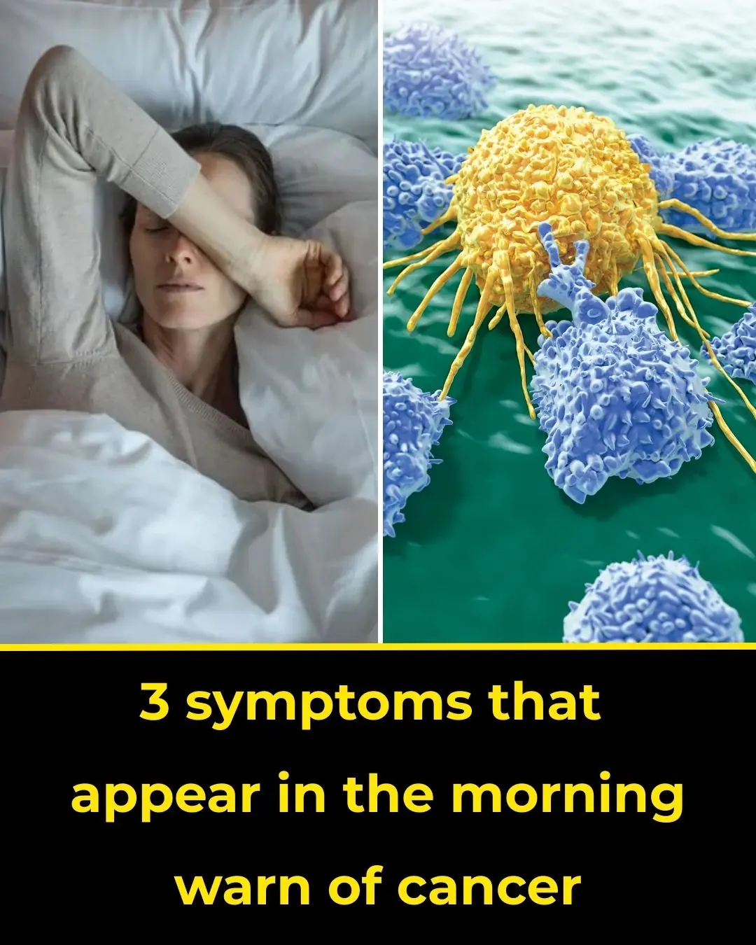 🌅 Three Morning Symptoms That Could Be Early Warning Signs of Cancer