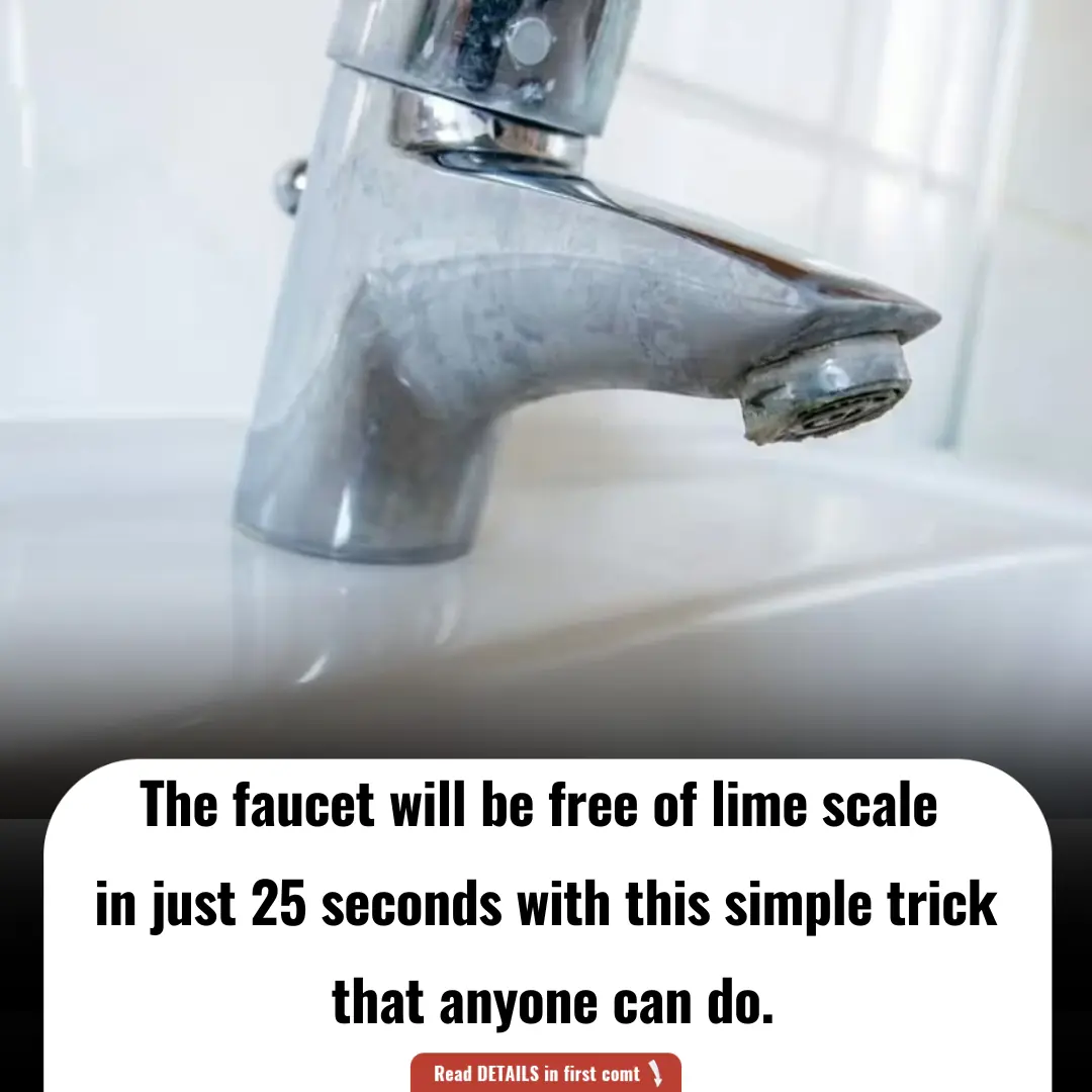 How to Clean Limescale Off Your Faucet in Just 25 Seconds with a Simple Trick