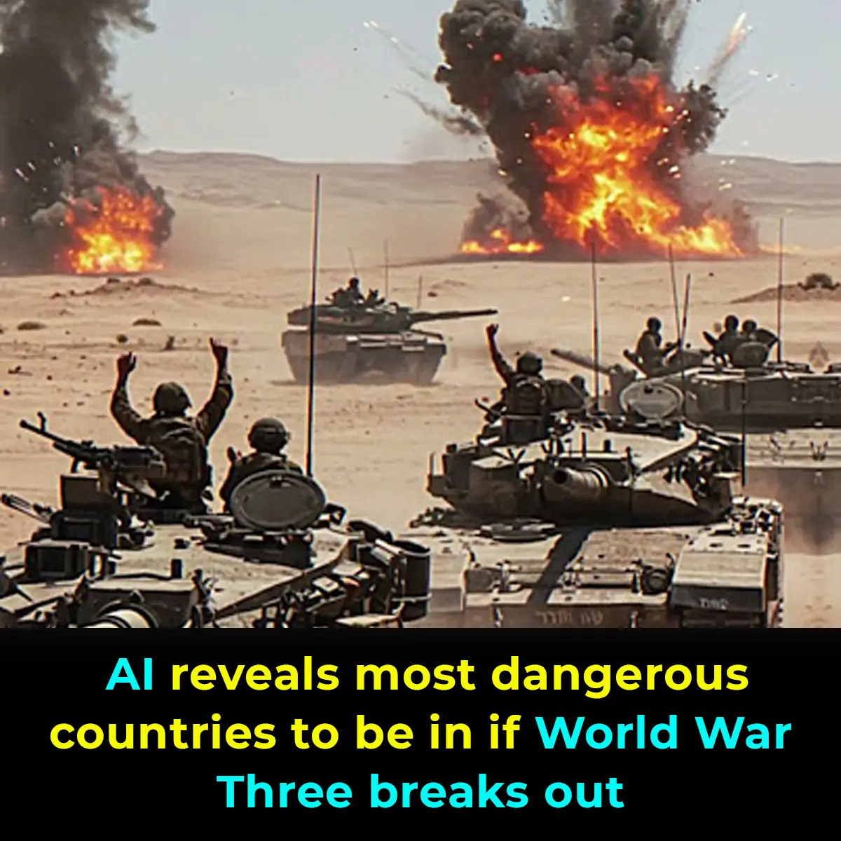 AI reveals the most 'dangerous' threat right now that could send Earth into WWIII