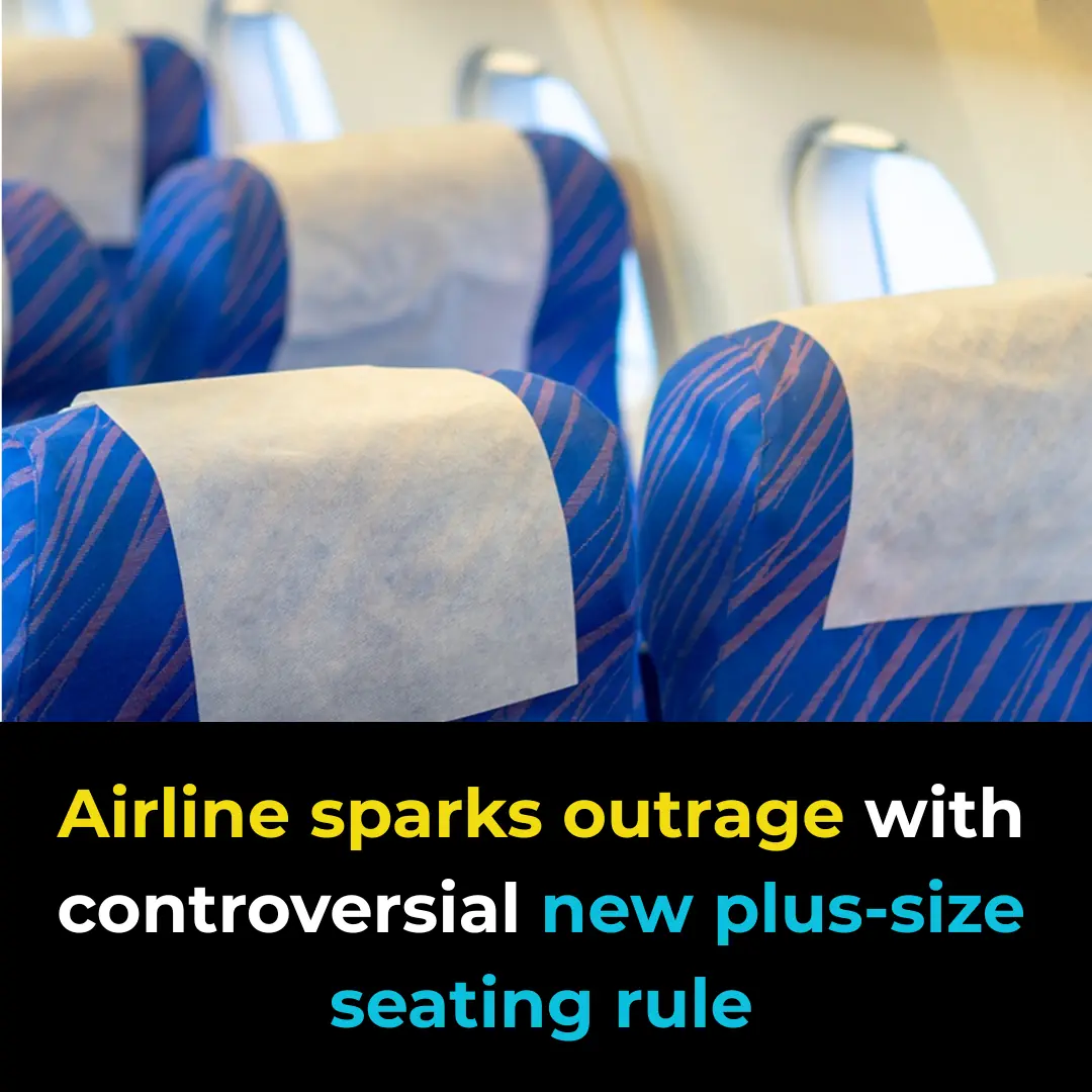 Airline sparks outrage with controversial new plus-size seating rule