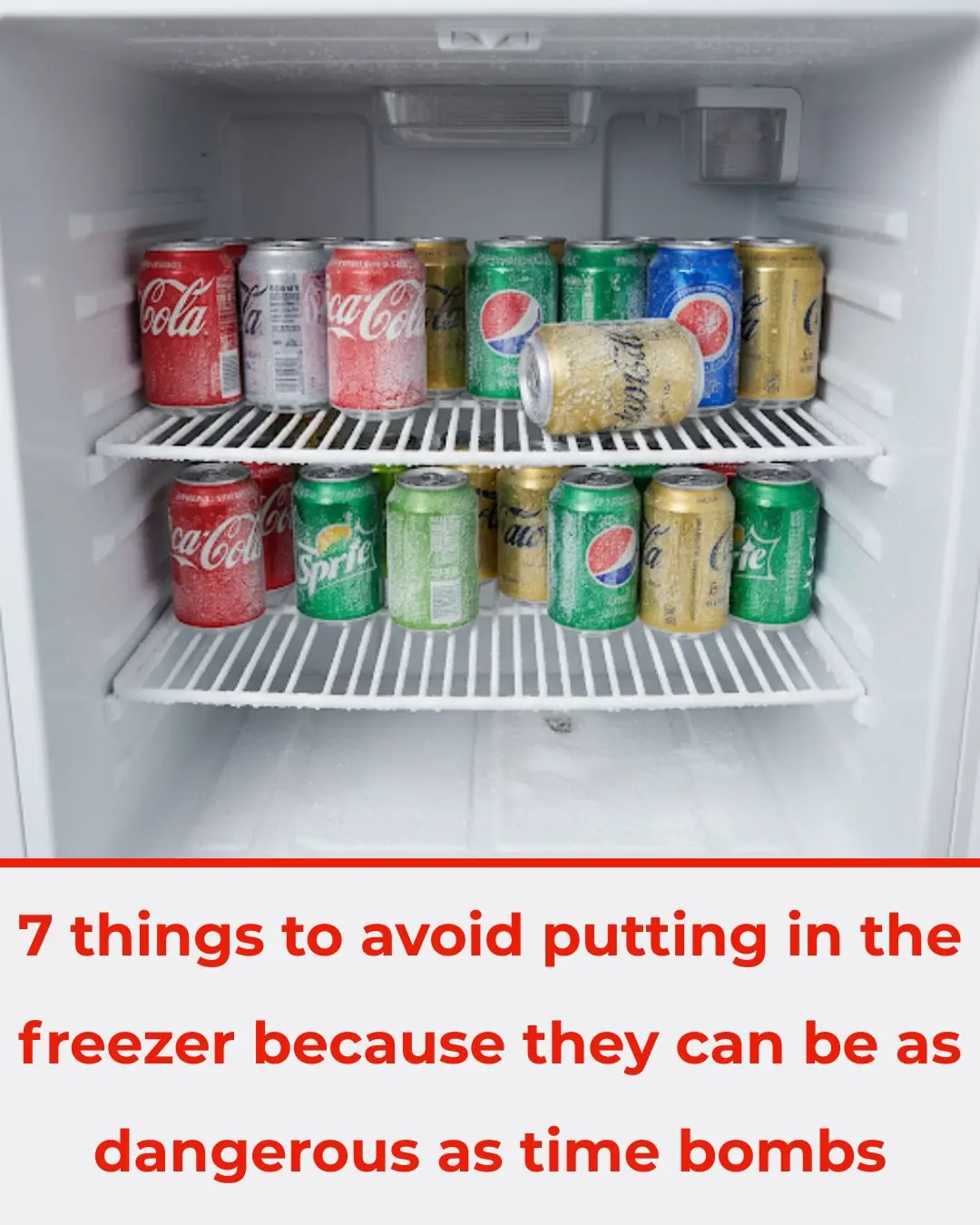 7 Items You Should Never Store in the Freezer – Like Ticking Time Bombs
