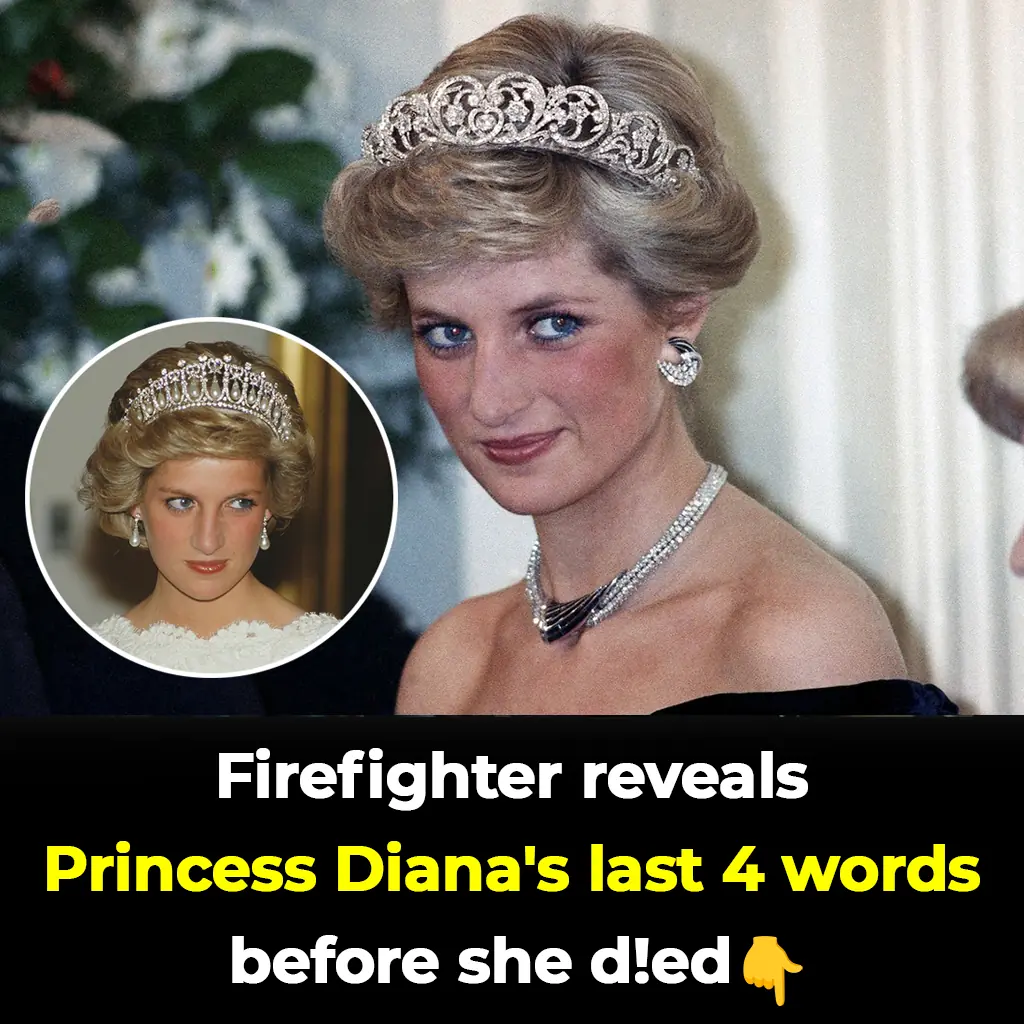 Firefighter reveals Princess Diana's last four words before she died