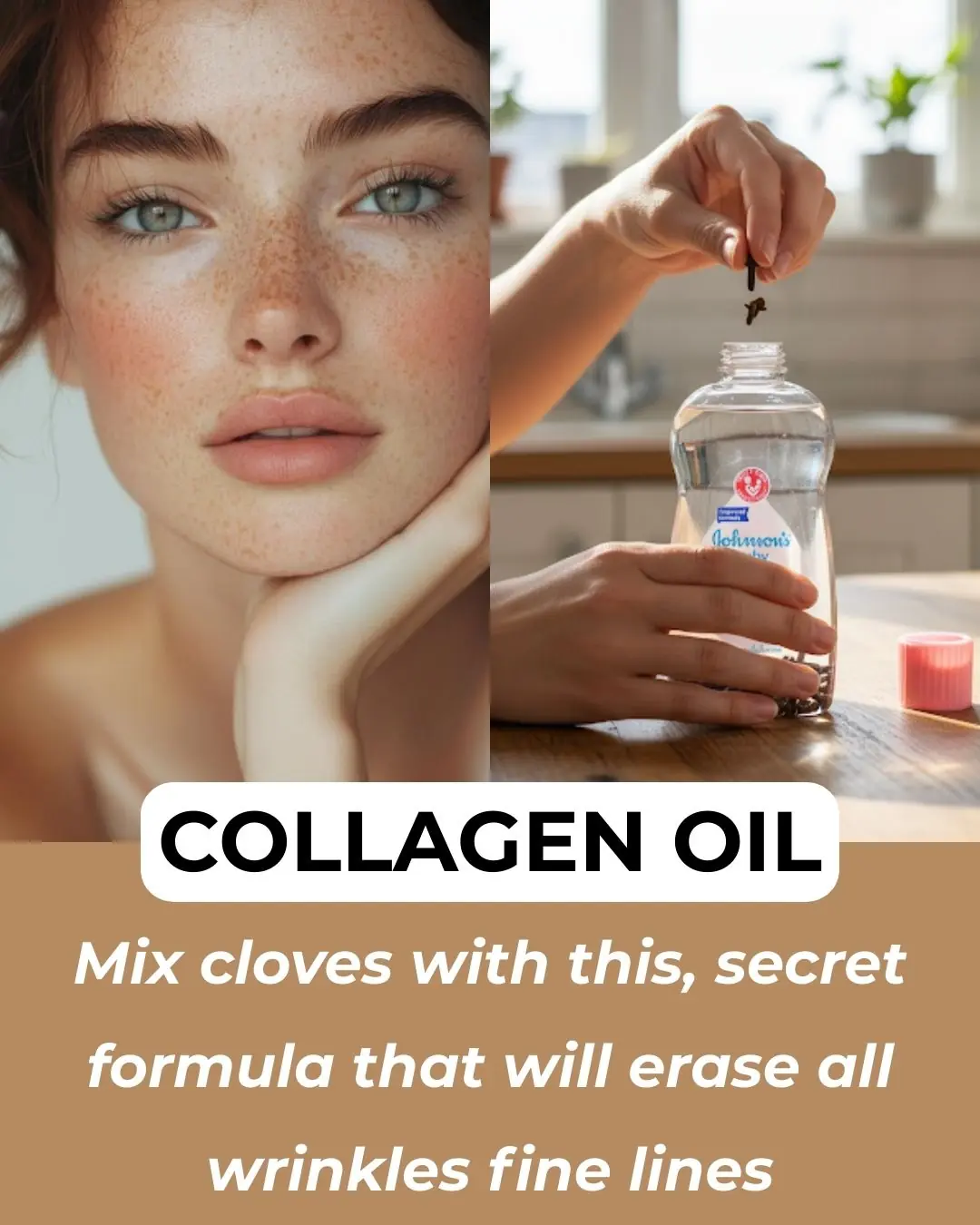 Clove Baby Oil Formula: Collagen Oil To Erase Wrinkles