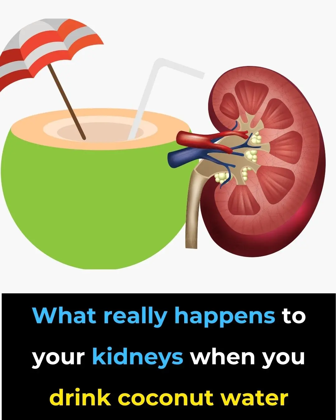 What really happens to your kidneys when you drink coconut water