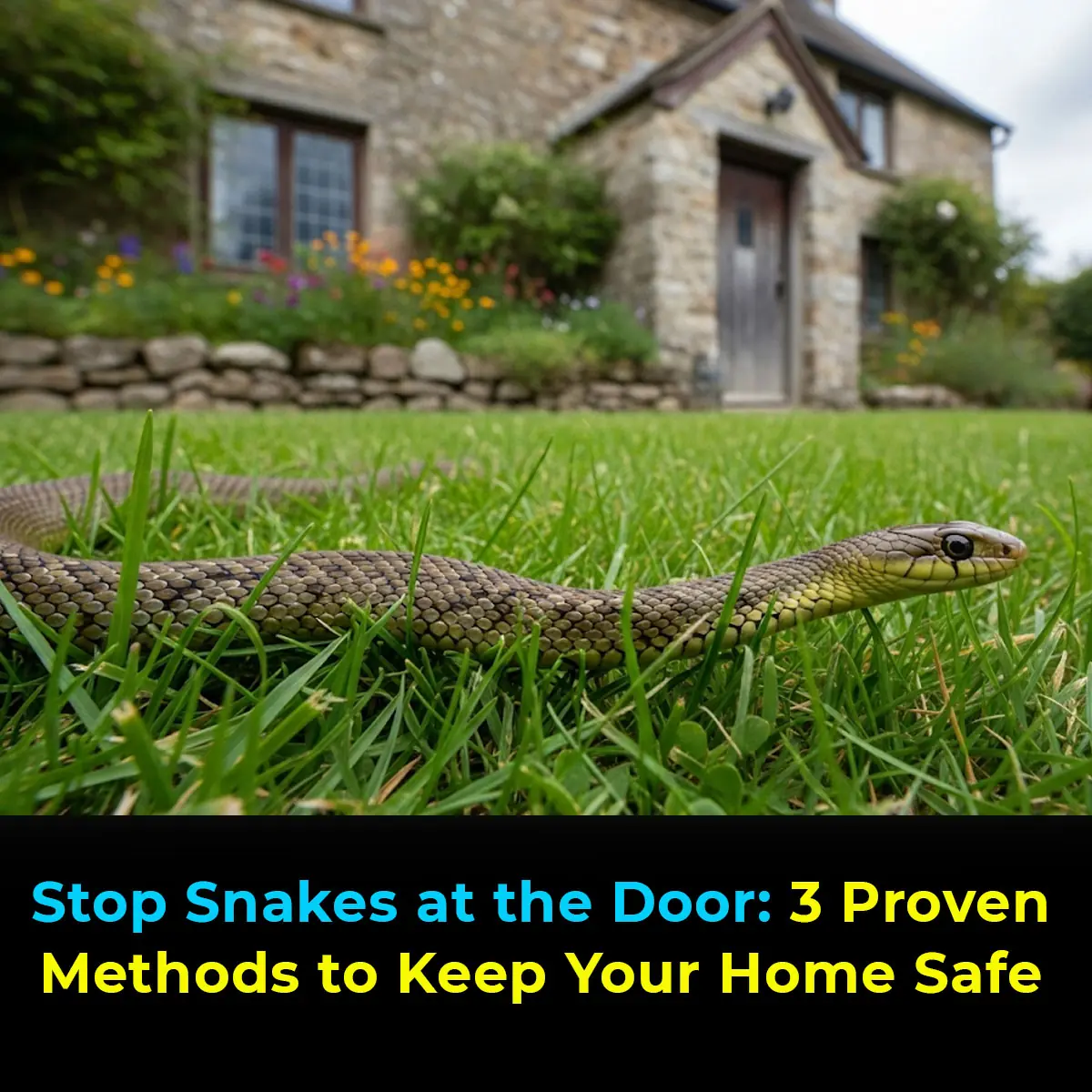 Snake enter the house, prevention methods and practices