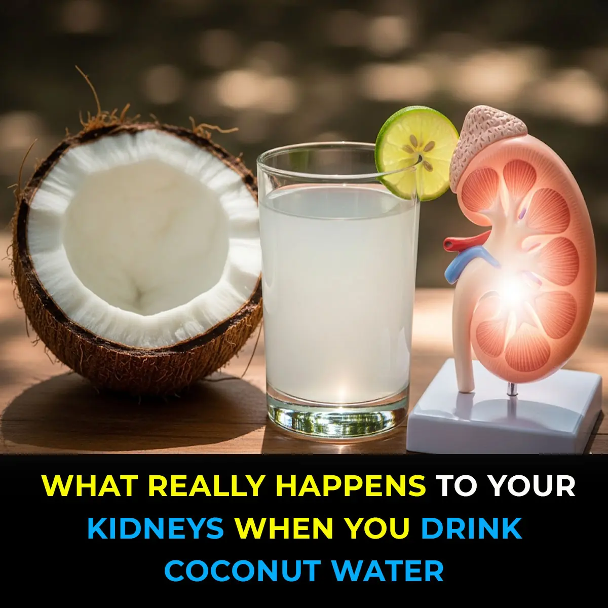 What really happens to your kidneys when you drink coconut water