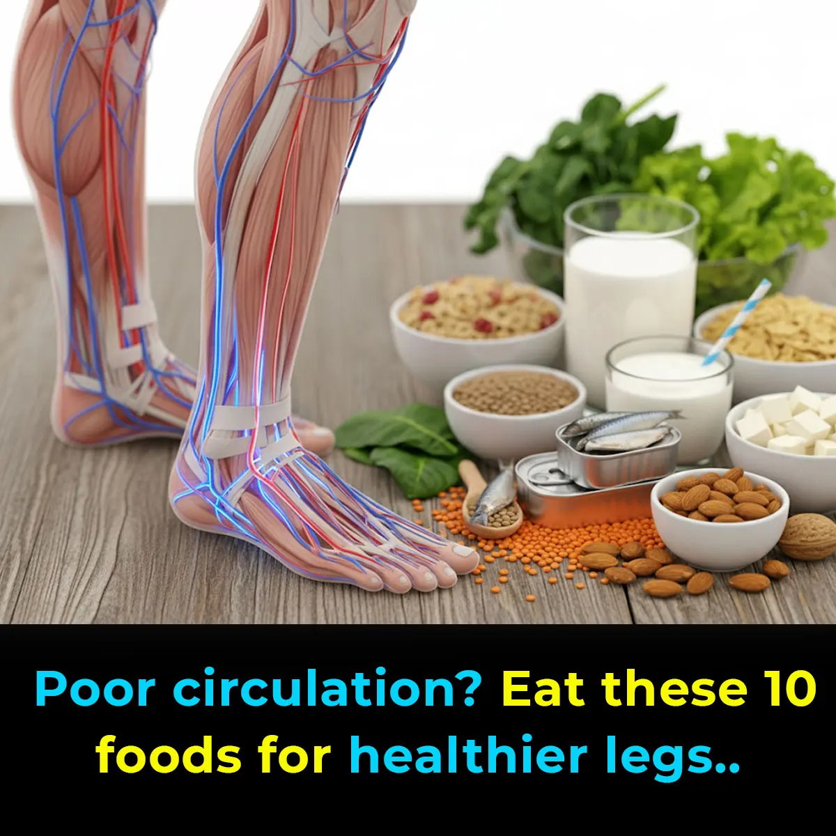 Top 10 foods that improve blood circulation in legs