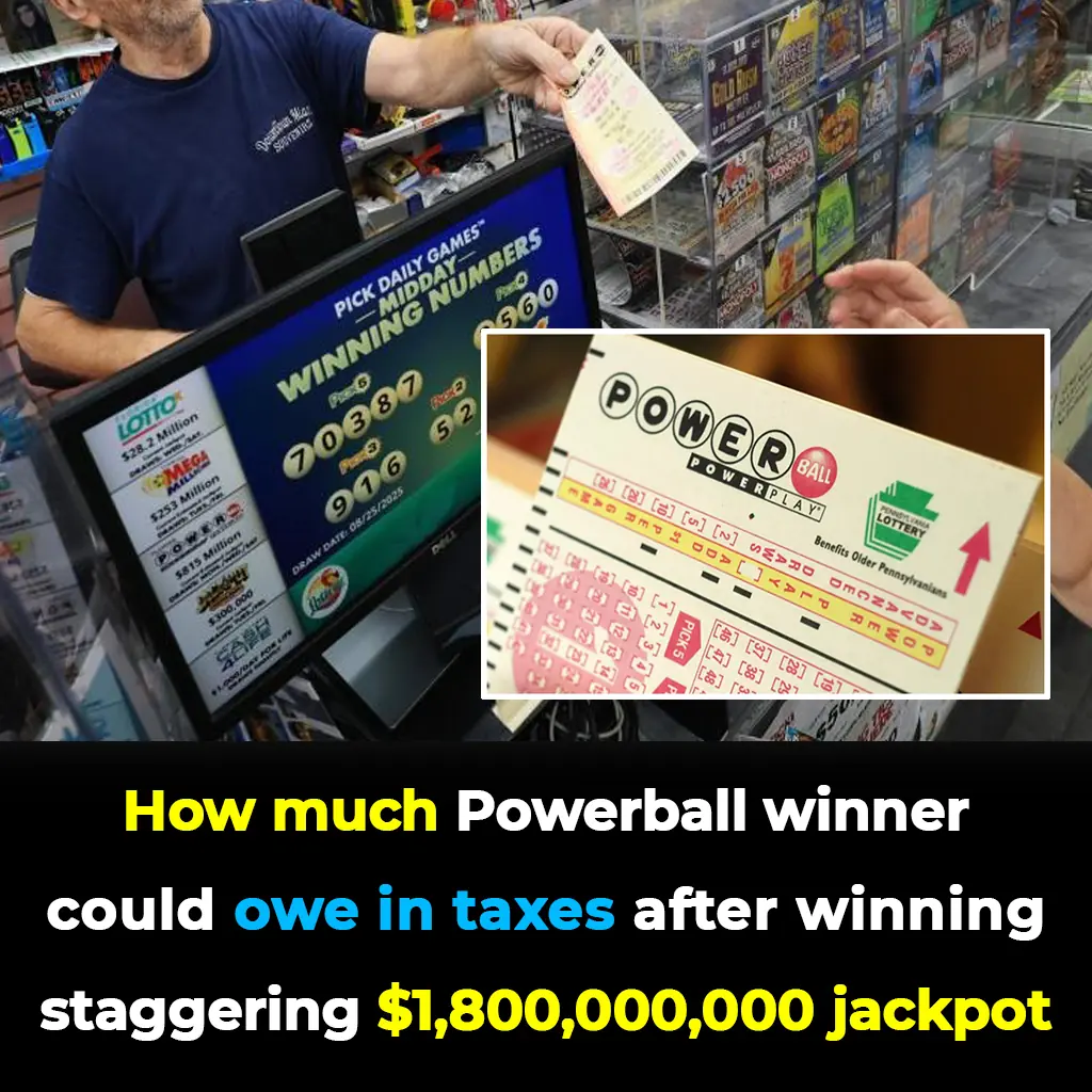 Here’s how much the Powerball winner will owe in taxes after the $1.8 billion jackpot