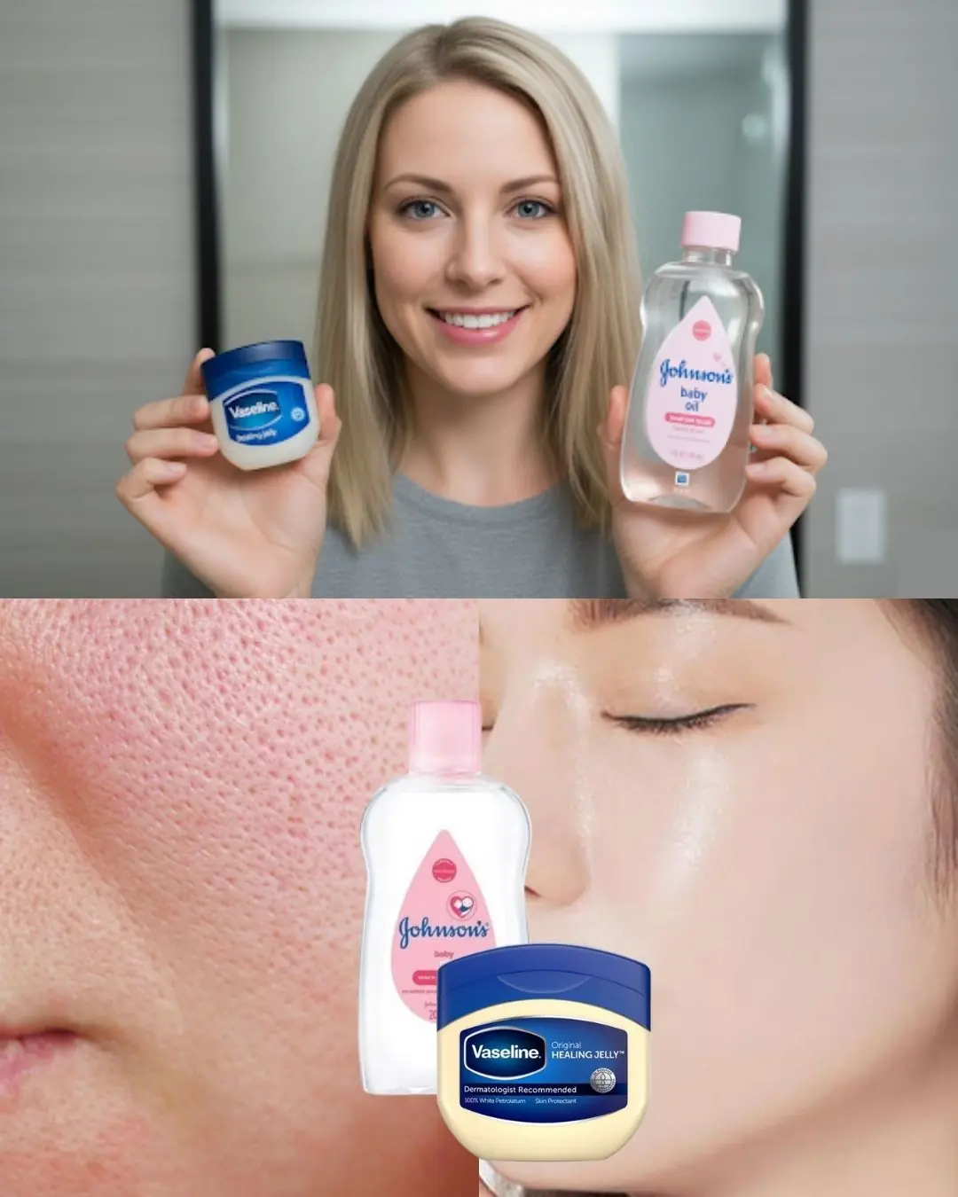 Mix Baby Oil with Vaseline: The Simple Skincare Trick for Youthful, Wrinkle-Free Skin