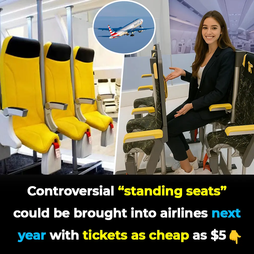 Controversial 'standing seats' could be brought into airlines next year with tickets as cheap as $5