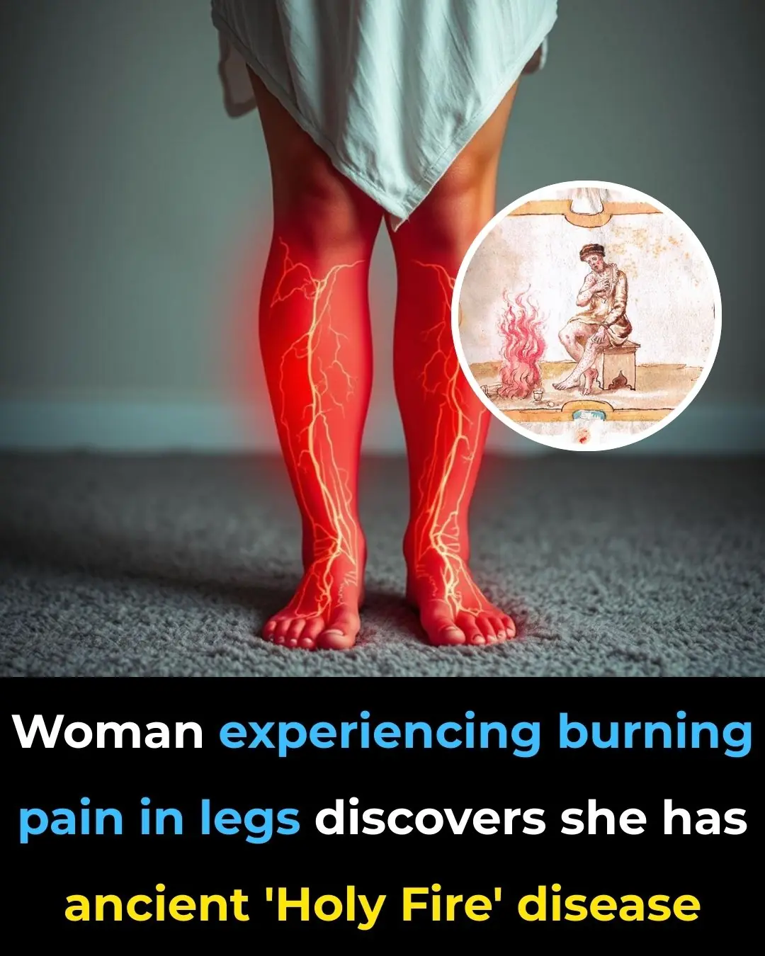 Woman Experiences Intense Leg Pain, Discovers She Has a Rare Ancient Disease Once Called ‘Holy Fire’