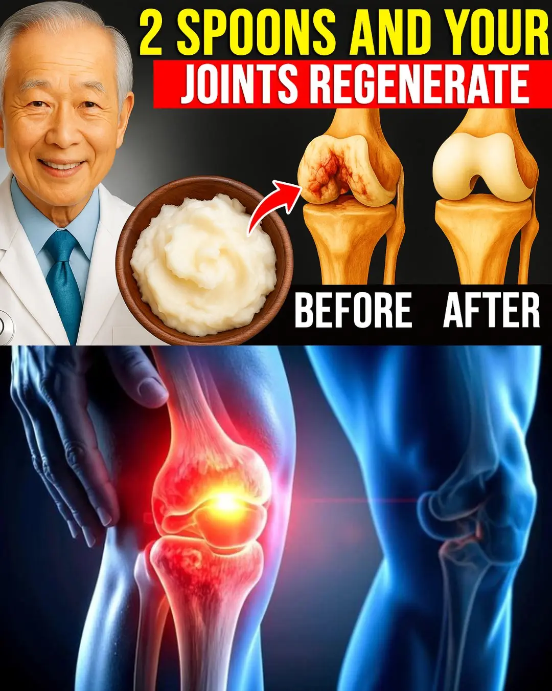 Boost knee cartilage with this simple but powerful drink
