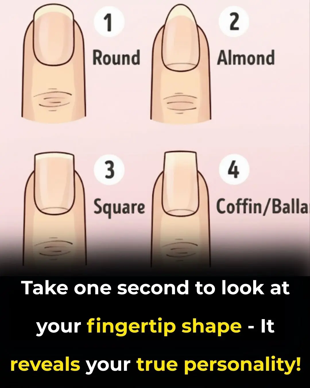 The shape of your fingertips reveal your true personality