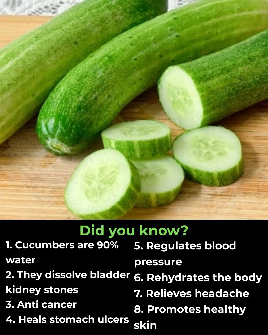 Did You Know? 25 Surprising Health Benefits of Cucumbers!