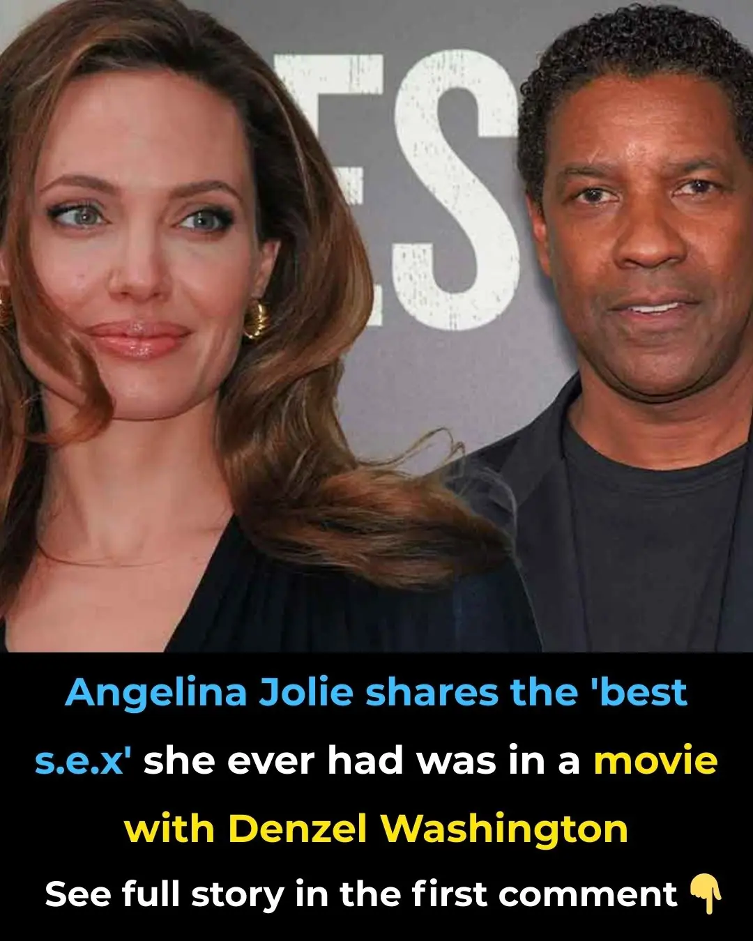 Angelina Jolie Says The ‘Best Sex’ She’s Ever Had On Set Was With Denzel Washington