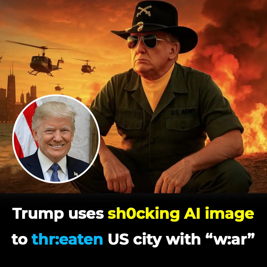 Trump uses shocking AI image to threaten US city with 'war'