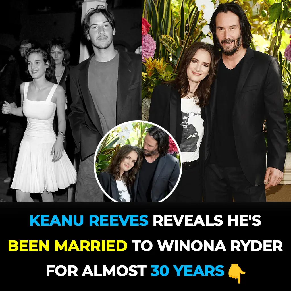 Keanu Reeves Revealed He’s Been ‘Married’ To Winona Ryder For Almost 30 Years