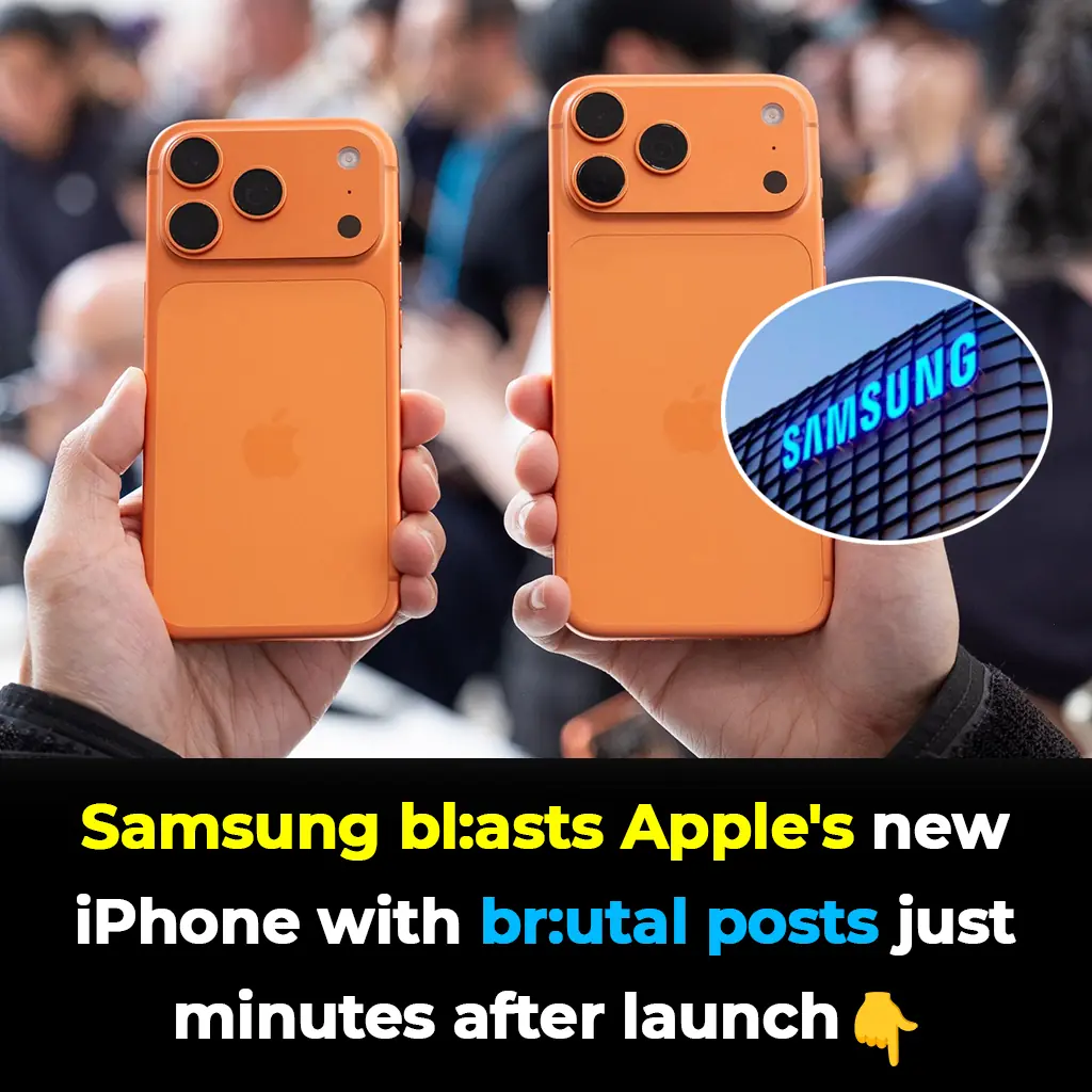 Samsung blasts Apple's new iPhone with brutal posts just minutes after launch