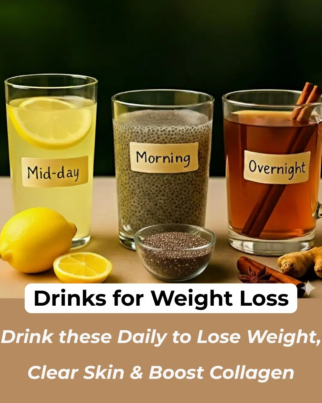 4 Detox Drinks to Lose Weight | Lemon Water for Weight Loss & Clear Skin