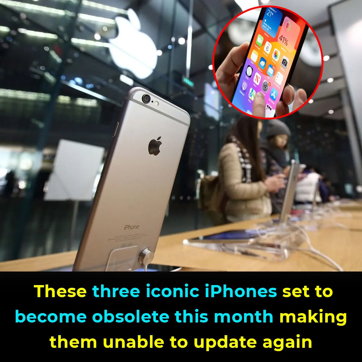 These three iconic iPhones set to become obsolete this month making them unable to update again