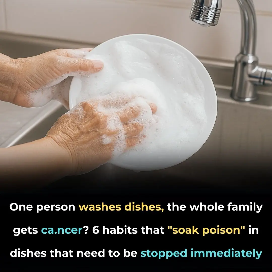 One person washes dishes, the whole family gets cancer? 6 habits that "soak poison" in dishes that need to be stopped immediately