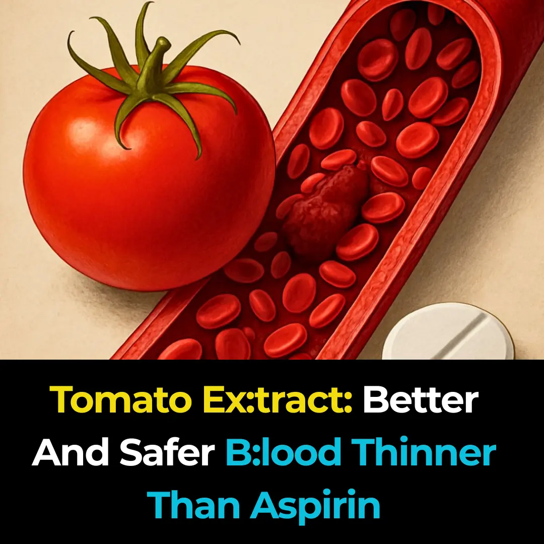 Tomato Extract: Better And Safer B::lood Thinner Than Aspirin