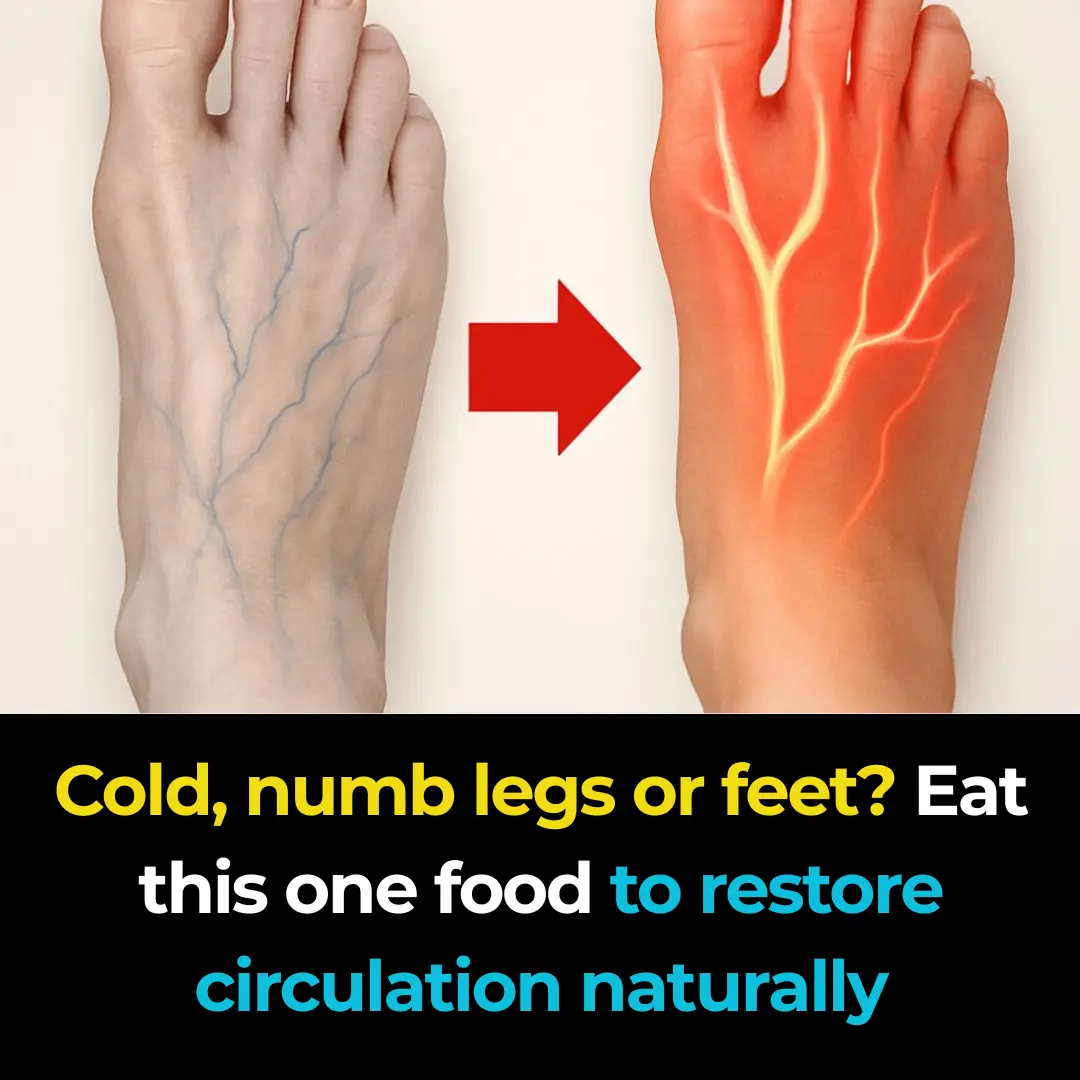 Cold, numb legs or feet? Eat this one food to restore circulation naturally