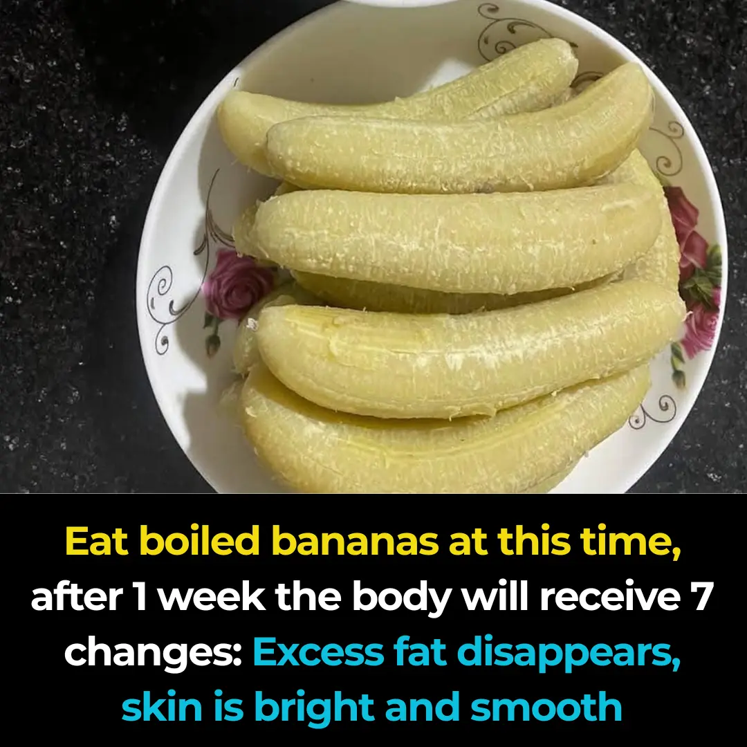 Eating boiled bananas at this time, after just 1 week, your body will experience 7 changes