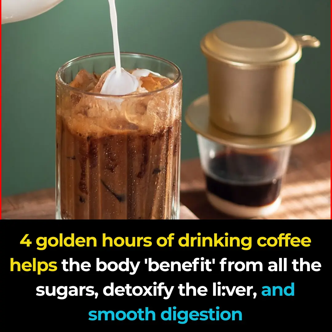 The golden 4-hour window for drinking coffee helps your body gain maximum benefits: detoxifying the li:ver and promoting smooth digestion.