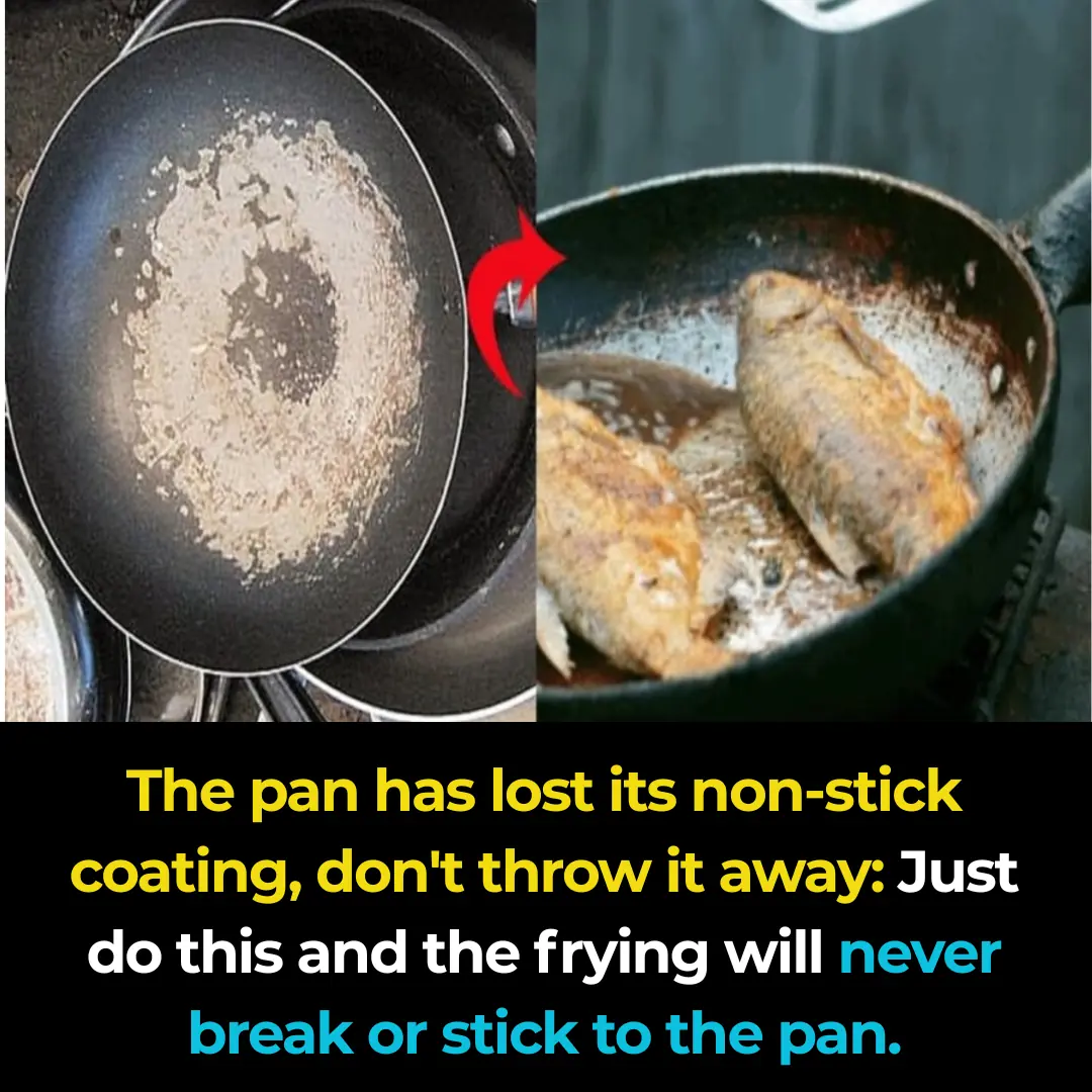 If your non-stick pan has lost its coating, don't rush to throw it away: Just do this, and you can fry and cook without it sticking or falling apart.