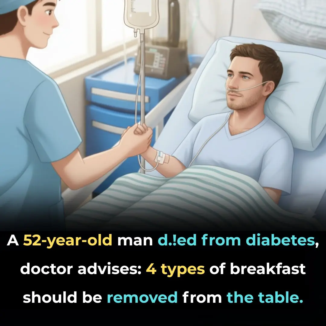 52-year-old man died of diabetes, doctor advised: 4 types of breakfast should be removed from the table