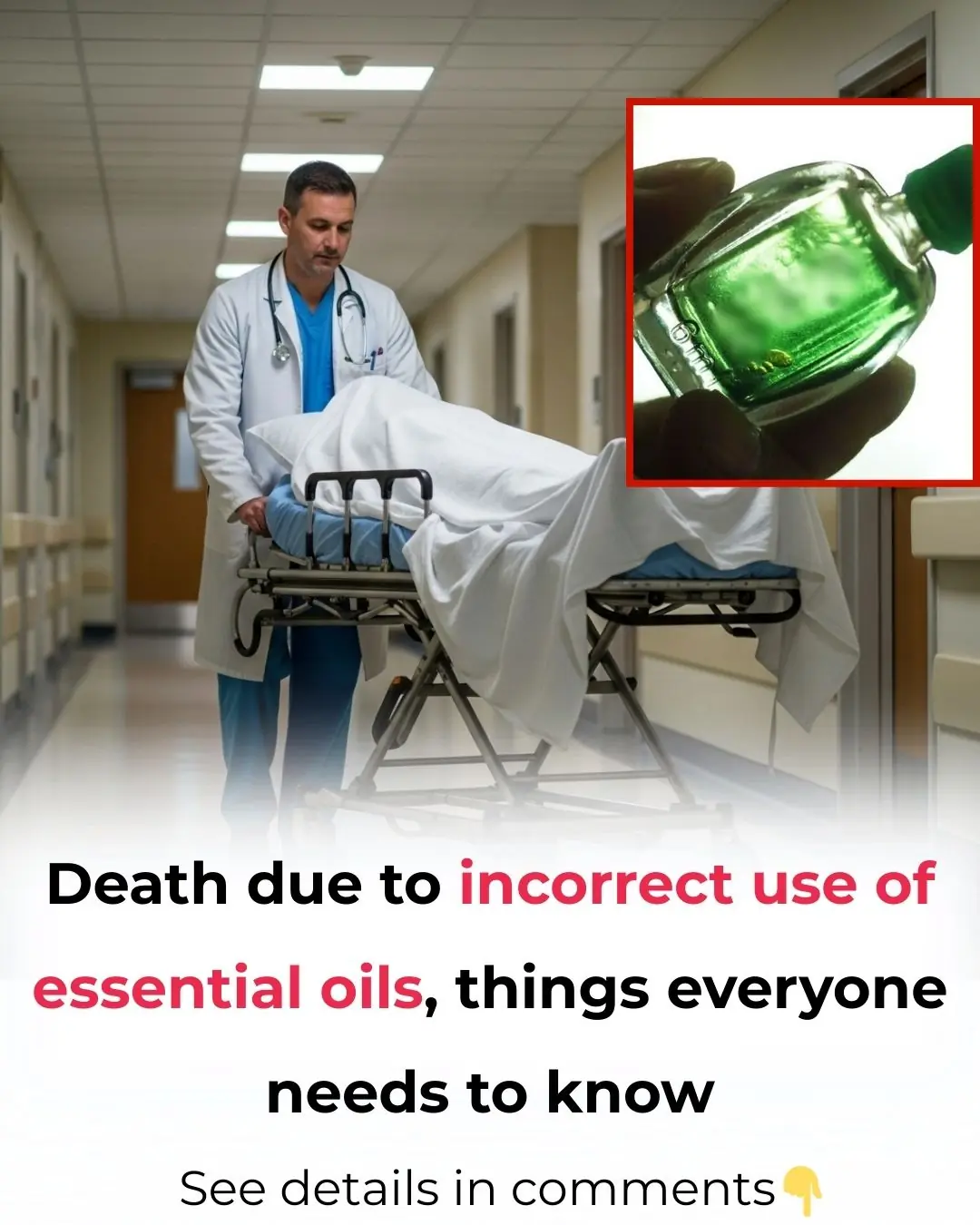 Lost life due to a major mistake in using medicated oil