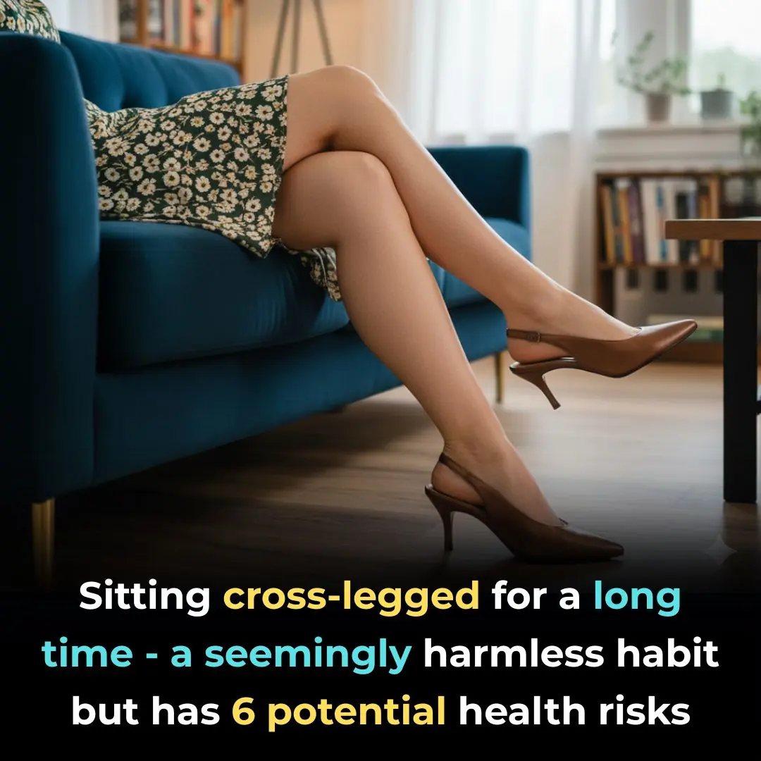 Sitting cross-legged for a long time - a seemingly harmless habit but has 6 potential health risks