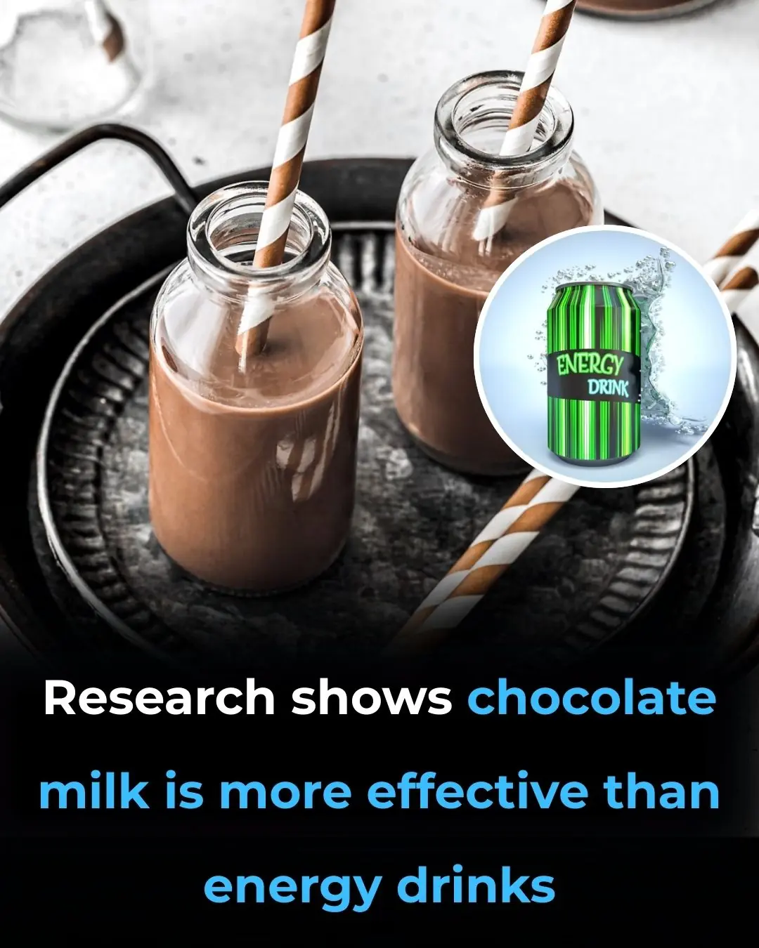 Research Shows Chocolate Milk is More Effective Than Energy Drinks