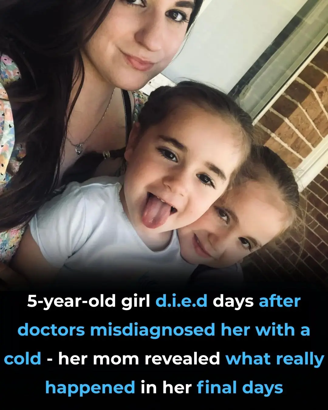 Girl, 5, died days after being misdiagnosed with a cold