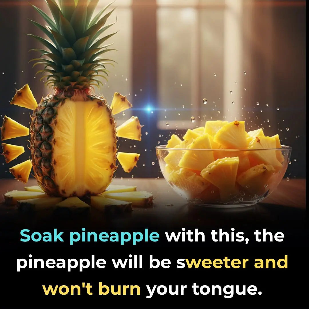 Soaking Pineapple with This Ingredient Makes It Sweeter and Prevents Tongue Irritation