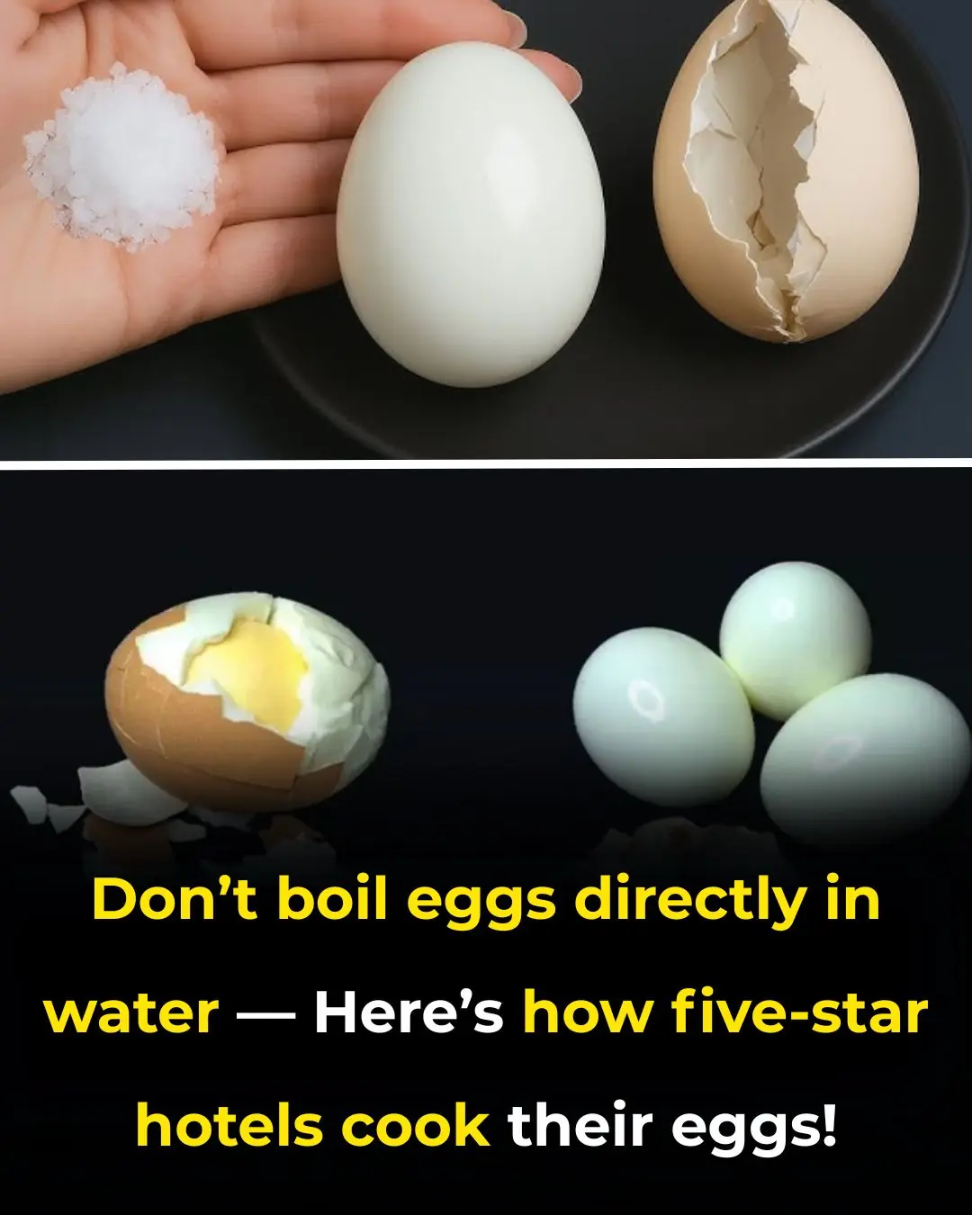 Don’t Boil Eggs Directly In Water — Here’s How FIVE-STAR Hotels Cook Their Eggs!
